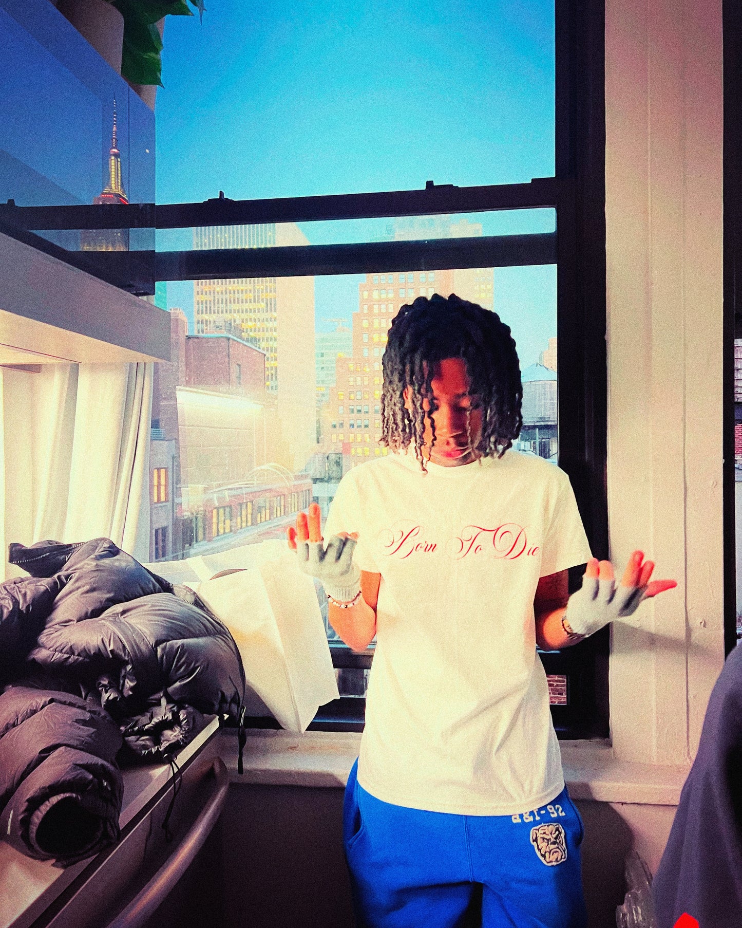 "born to die" tee